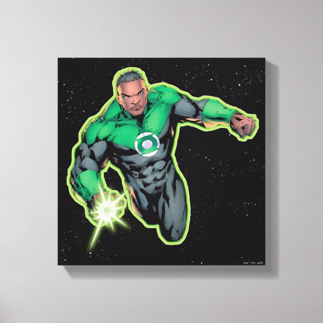 Green Lantern John Stewart Canvas Print (Front)