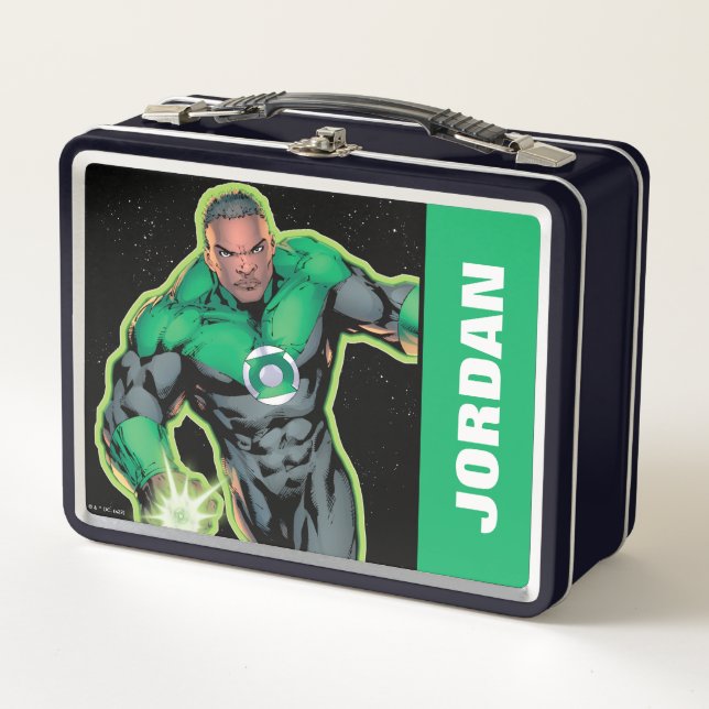 Green Lantern John Stewart Metal Lunch Box (Front)