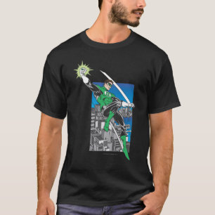 Green Lantern Lands in City T-Shirt