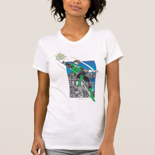 Green Lantern Lands in City T-Shirt