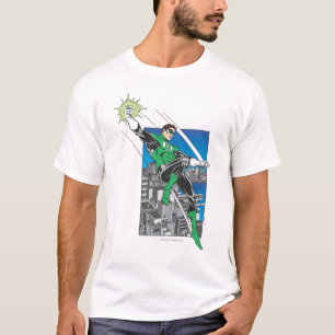Green Lantern Lands in City T-Shirt