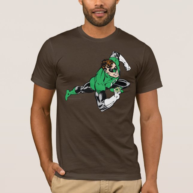 Green Lantern Leap Right T-Shirt (Front)