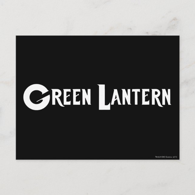 Green Lantern Logo 10 Postcard (Front)