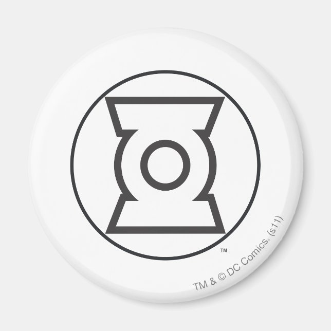 Green Lantern Logo 12 Magnet (Front)