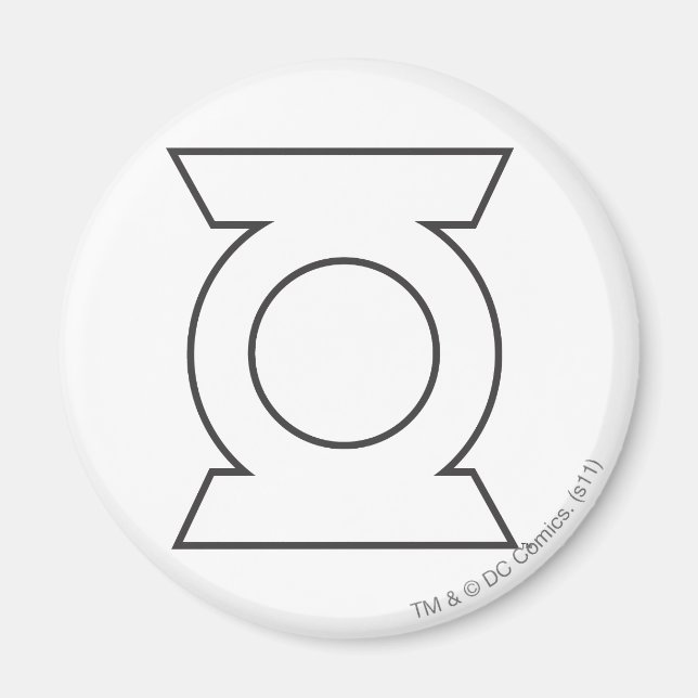 Green Lantern Logo 16 Magnet (Front)