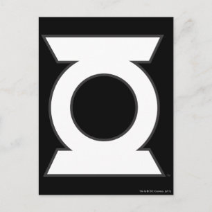 Green Lantern Logo 16 Postcard