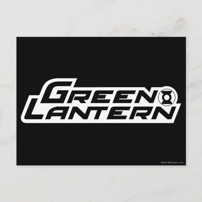 Green Lantern Logo 1 Postcard (Front)