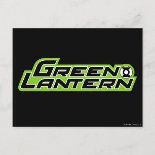 Green Lantern Logo 2 Postcard