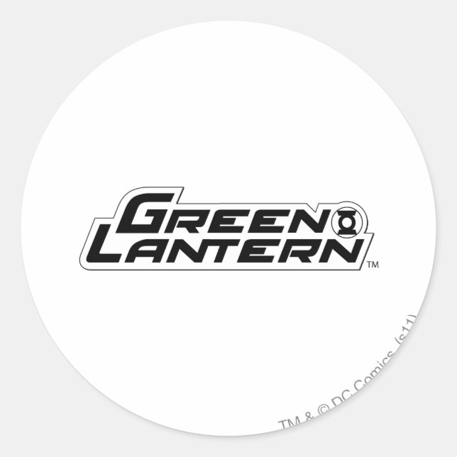 Green Lantern Logo 3 Classic Round Sticker (Front)