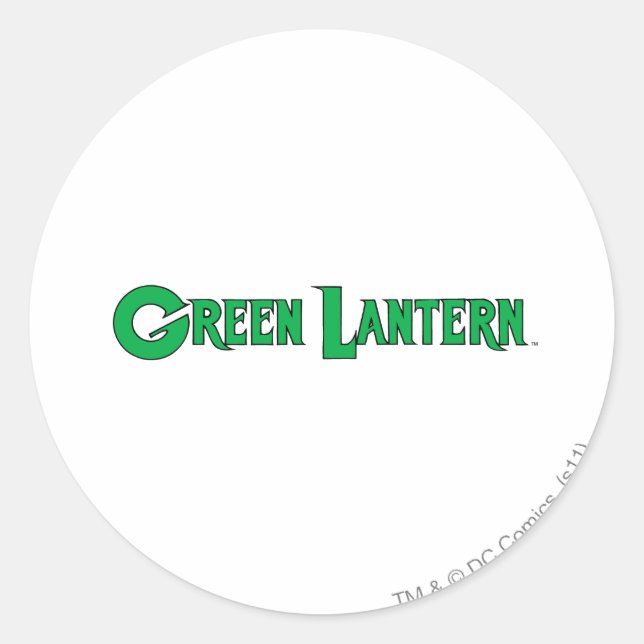 Green Lantern Logo 9 Classic Round Sticker (Front)