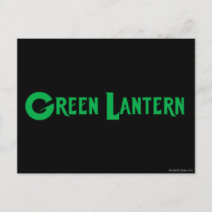Green Lantern Logo 9 Postcard