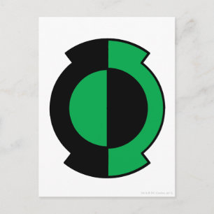 Green Lantern Logo Flipped Postcard