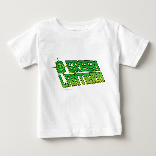 Green Lantern Logo - Slanted Baby T-Shirt (Front)