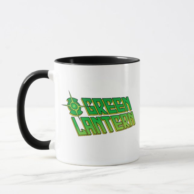 Green Lantern Logo - Slanted Mug (Left)