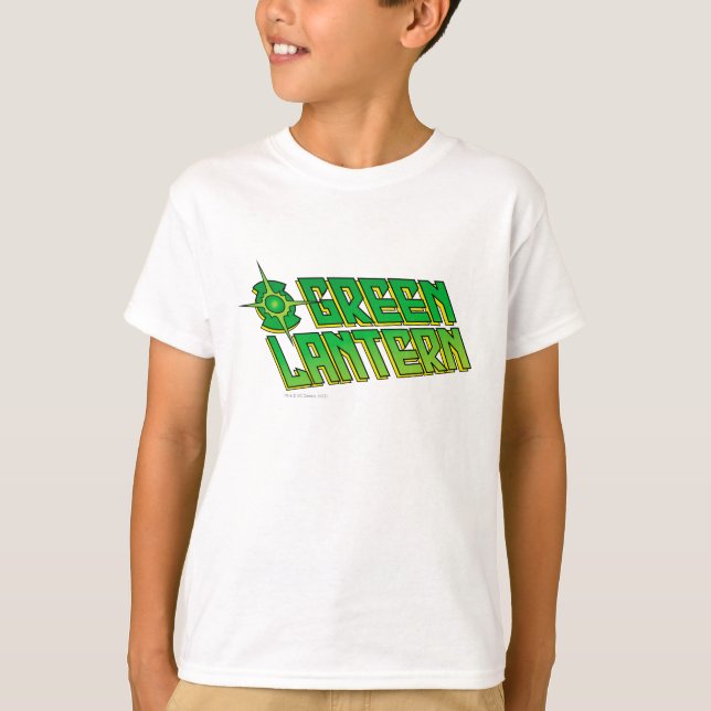 Green Lantern Logo - Slanted T-Shirt (Front)