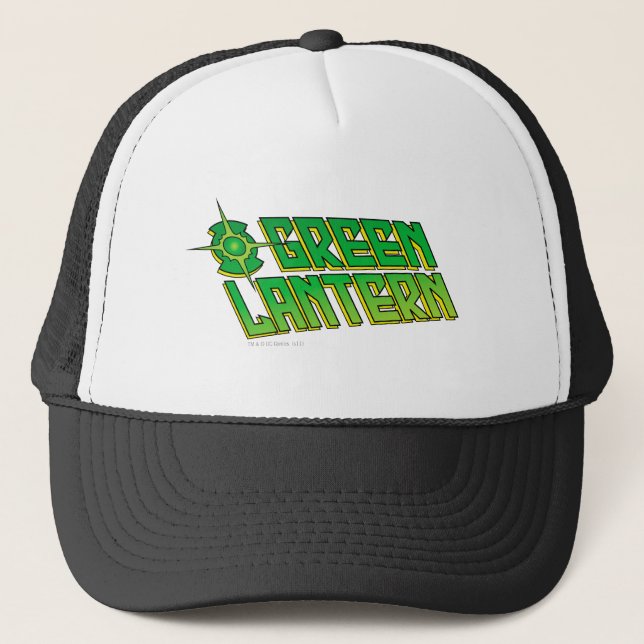 Green Lantern Logo - Slanted Trucker Hat (Front)