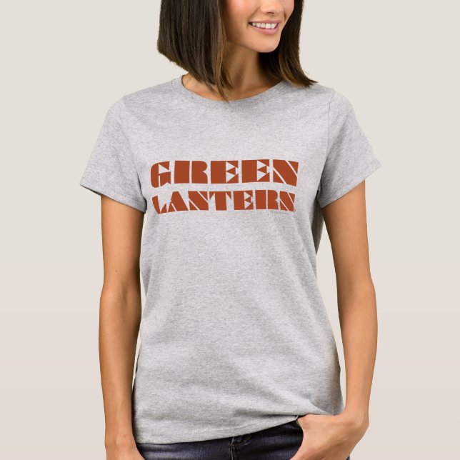 Green Lantern Logo - Tan T-Shirt (Front)