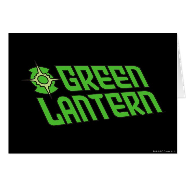 Green Lantern Logo Tilted (Front Horizontal)