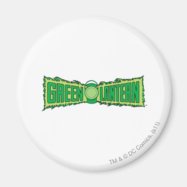 Green Lantern Logo with Lantern Magnet (Front)