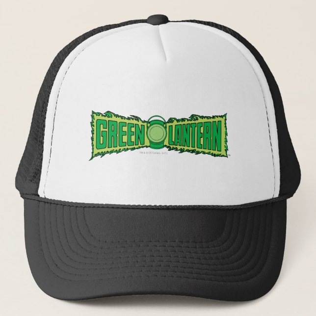 Green Lantern Logo with Lantern Trucker Hat (Front)
