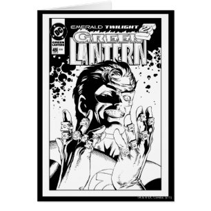 Green Lantern - Many Rings, Black and White