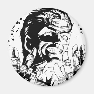 Green Lantern  - Many Rings, Black and White Magnet