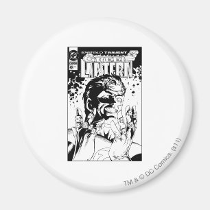 Green Lantern - Many Rings, Black and White Magnet