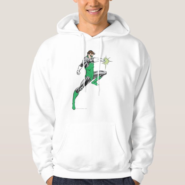 Green Lantern Pointing Ring Hoodie (Front)