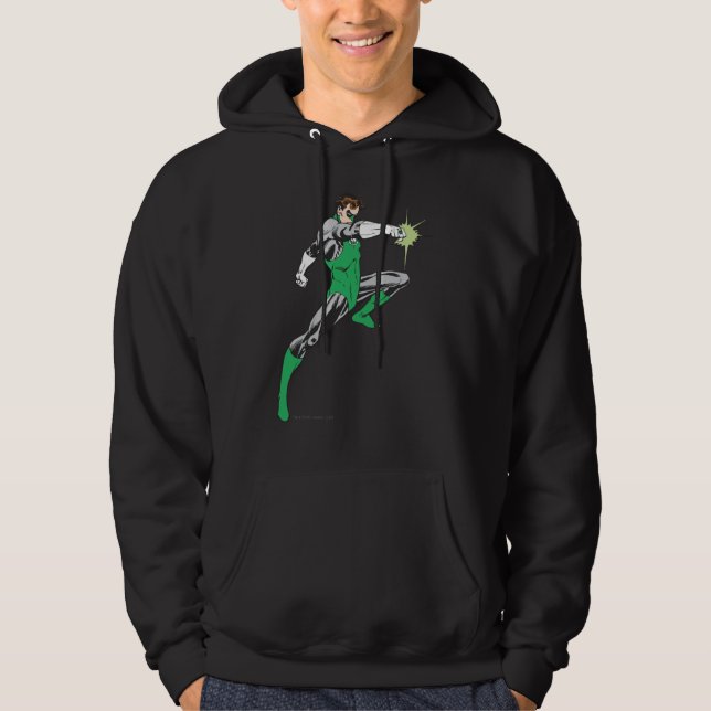 Green Lantern Pointing Ring Hoodie (Front)