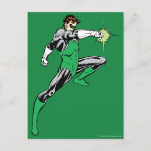 Green Lantern Pointing Ring Postcard