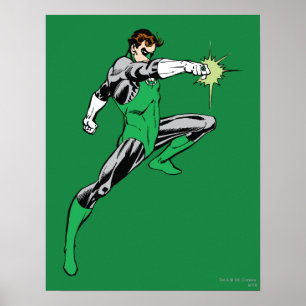 Green Lantern Pointing Ring Poster