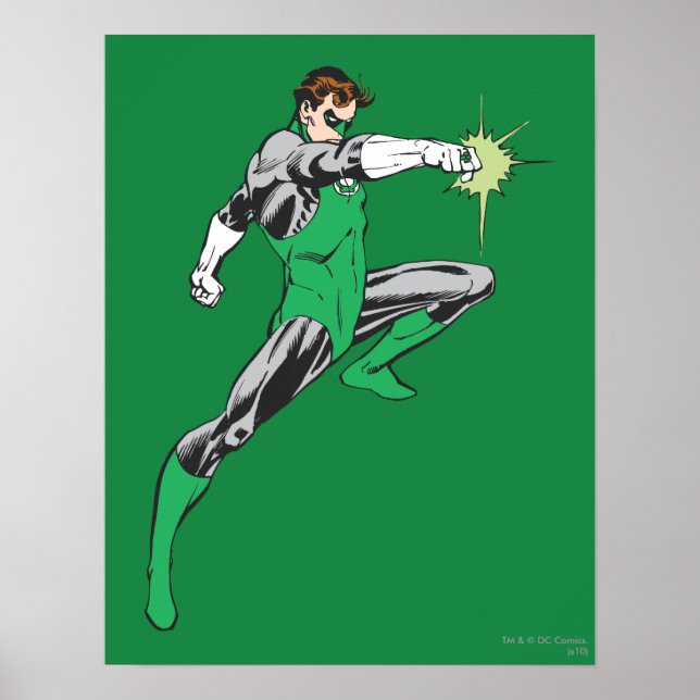 Green Lantern Pointing Ring Poster (Front)