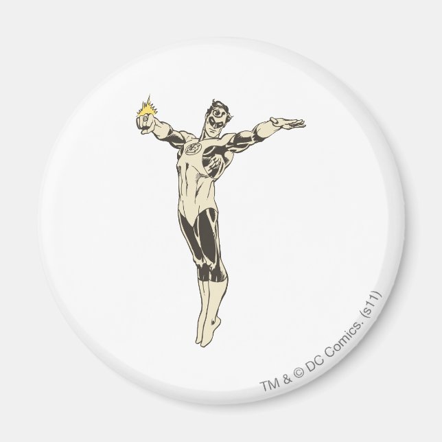 Green Lantern Poses Magnet (Front)