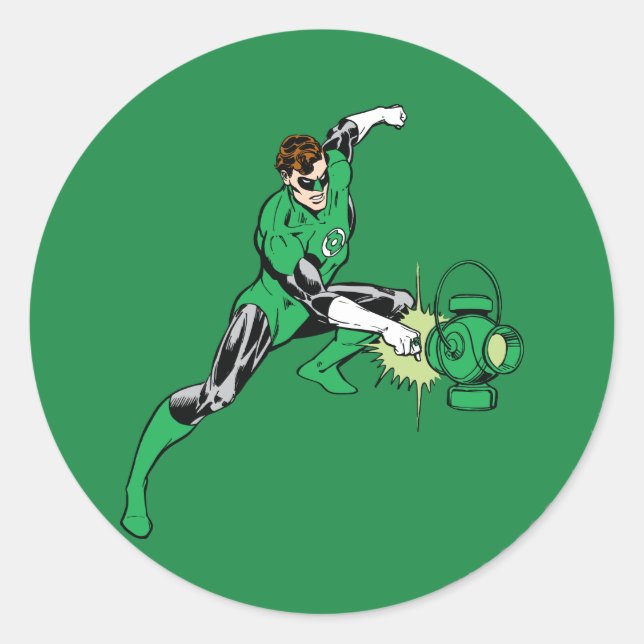 Green Lantern Power Classic Round Sticker (Front)