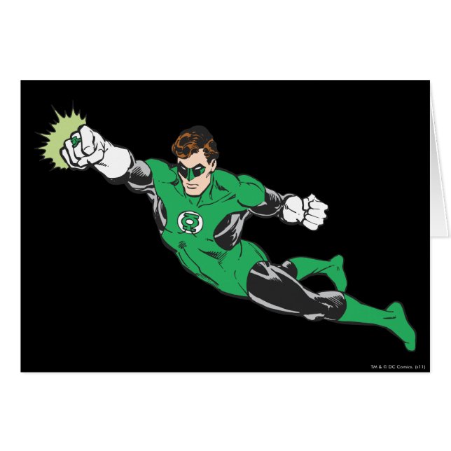 Green Lantern Punches (Front Horizontal)