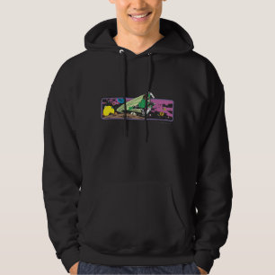 Green Lantern Races Thru Space Hoodie