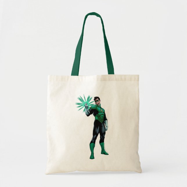 Green Lantern & Ring Tote Bag (Front)