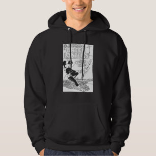 Green Lantern - Runaway Missile, Black and White Hoodie