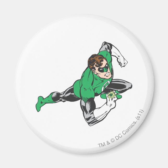 Green Lantern Runs Magnet (Front)