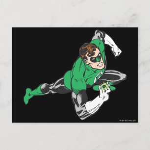 Green Lantern Runs Postcard