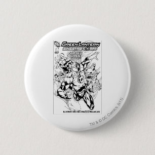 Green Lantern - Secret Files and Origins Cover, Bl 6 Cm Round Badge