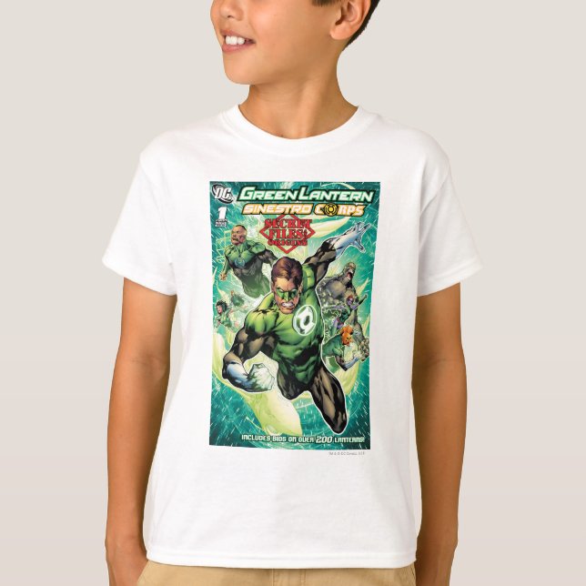 Green Lantern - Secret Files and Origins Cover T-Shirt (Front)