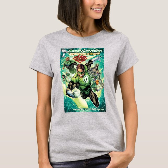 Green Lantern - Secret Files and Origins Cover T-Shirt (Front)