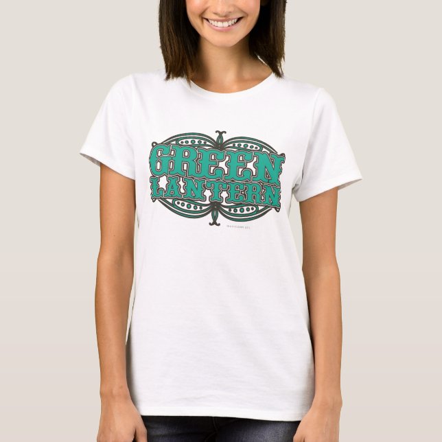 Green Lantern Showtime Letters T-Shirt (Front)