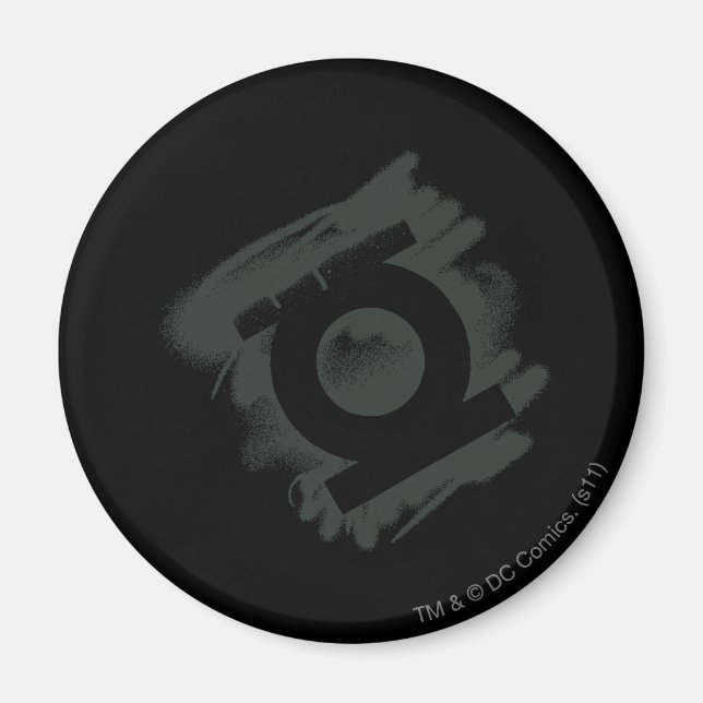 Green Lantern Spray Symbol Magnet (Front)