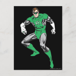Green Lantern Squats Postcard