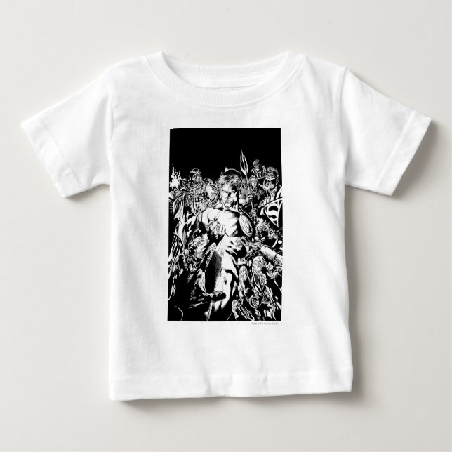 Green Lantern Surrounded Baby T-Shirt (Front)