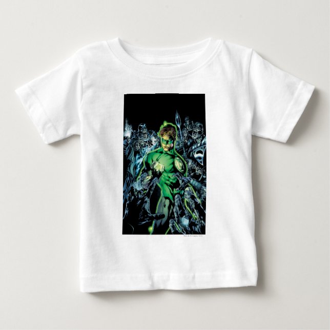 Green Lantern Surrounded - Colour Baby T-Shirt (Front)