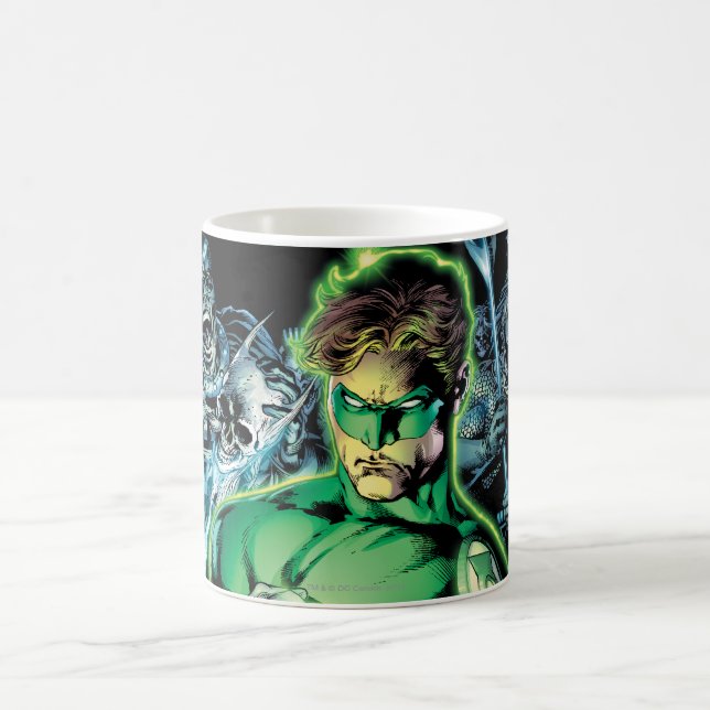 Green Lantern Surrounded - Colour Coffee Mug (Center)
