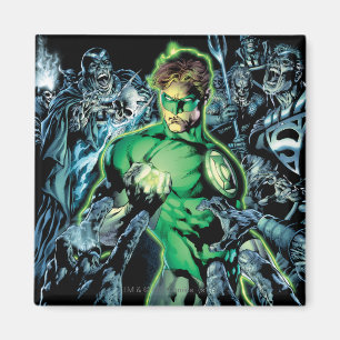 Green Lantern Surrounded - Colour Magnet
